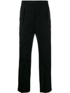 SAINT LAURENT CUFFED TAILORED TROUSERS