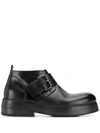 MARSÈLL MARSÈLL CHUNKY OXFORD SHOES - 黑色