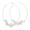 MARC JACOBS "The Logo" hoop earrings,M0015251/40