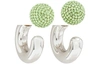 MARC JACOBS THE BUBBLY" SMALL HOOP EARRINGS,M0015247/40