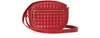 CELINE SMALL C CHARM BAG IN QUILTED CALFSKIN,CEL66XHHRED