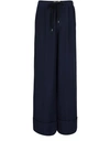 ROLAND MOURET BETTERTON SILK TROUSERS,ROL6DFCRNAV