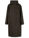 RICK OWENS WOOL PARKA,RP19F5905/WFM/38