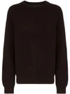 HAIDER ACKERMANN INVIDIA RIBBED CASHMERE JUMPER