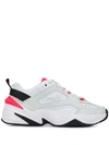Nike M2k Tekno Leather And Mesh Sneakers In White