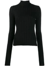 SIMON MILLER LONG-SLEEVE FITTED SWEATER