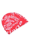 BALENCIAGA WOOL HAT LOGO WAVE,11040055