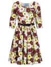 PRADA FLORAL PRINT DRESS,11040126