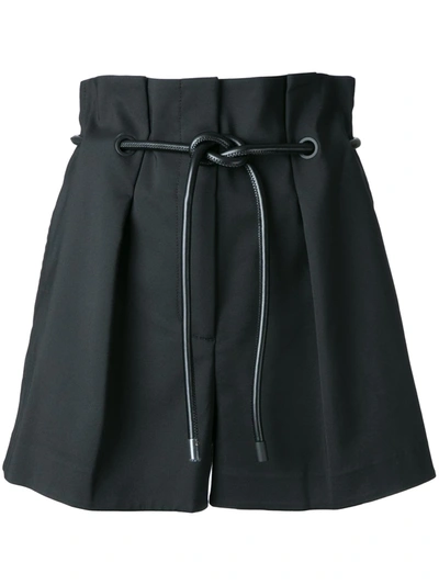 3.1 Phillip Lim Origami Pleated Shorts In Black