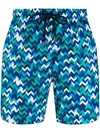 MISSONI ZIGZAG PATTERN SWIM SHORTS