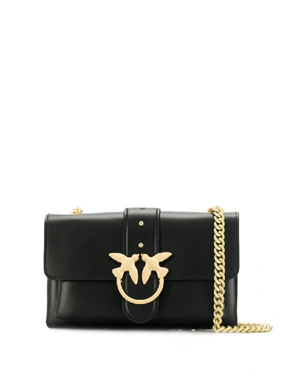 Pinko Mini Love Shoulder Bag - Black