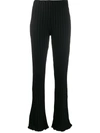 Simon Miller Black Rib Cyrene Lounge Pants In Black