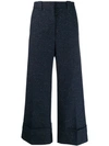 JW ANDERSON SPECKLED WIDE LEG TROUSERS