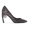 NICHOLAS KIRKWOOD NICHOLAS KIRKWOOD PURPLE GLITTER MAEVA PUMPS