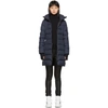HERNO HERNO NAVY DOWN GORE WINDSTOPPER LONG JACKET