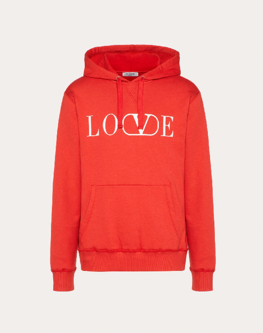 【関税&送料込】Valentino Garavani Red Cotton Sweatshirt VALENTINO GARAVANI Red Cotton Sweatshirt (VALENTINO