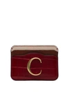 CHLOÉ CROC-EFFECT CARDHOLDER