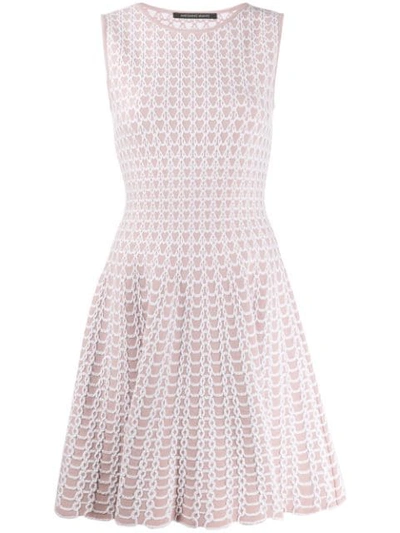 Antonino Valenti Sleeveless Flared Dress In Pink