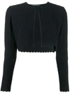 ANTONINO VALENTI TEXTURIERTE CROPPED-JACKE