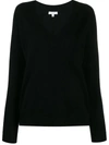 Equipment Madalene V-neck Cashmere Jumper In Eclipse