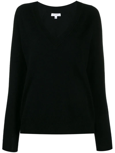 Equipment Madalene V Neck Cashmere Sweater In Eclipse