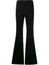 Galvan Flared-leg Jersey Trousers In Black
