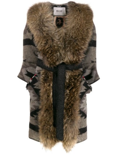 Bazar Deluxe Fur Coat In 271 Brown