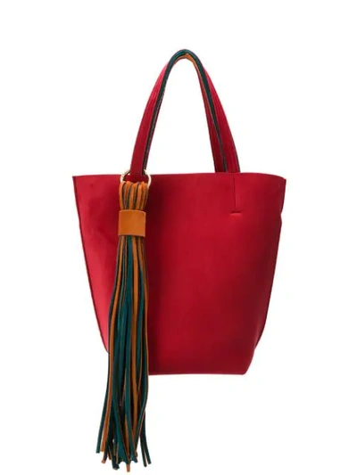 Alila Lugano Two-tone Tote Bag - 红色 In Red