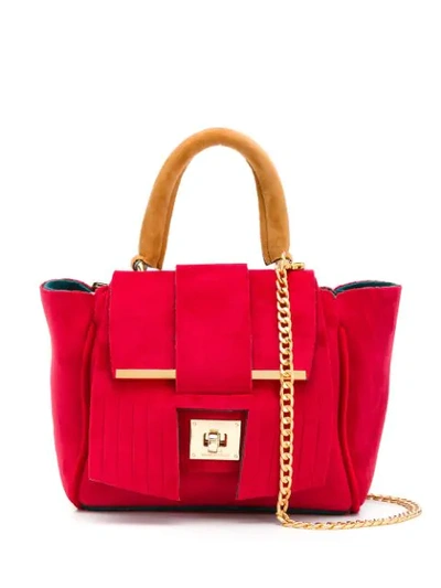 Alila Small Indie Tote Bag In Red