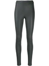 HELMUT LANG HELMUT LANG SLIM FIT LEGGINGS - 灰色