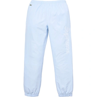 Pre-owned Supreme Lacoste Track Pant Light Blue