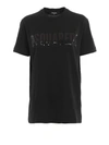 DSQUARED2 SEQUINED LOGO DETAILED T-SHIRT
