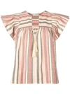 ULLA JOHNSON STRIPE BLOUSE