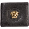 VERSACE MEN'S GENUINE LEATHER WALLET CREDIT CARD BIFOLD  PALAZZO,DPU2463-DGOVV_D41OH