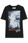 VERSACE Printed stretch-cotton jersey T-shirt