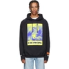 HERON PRESTON HERON PRESTON BLACK PAINT HERON BIRDS HOODIE