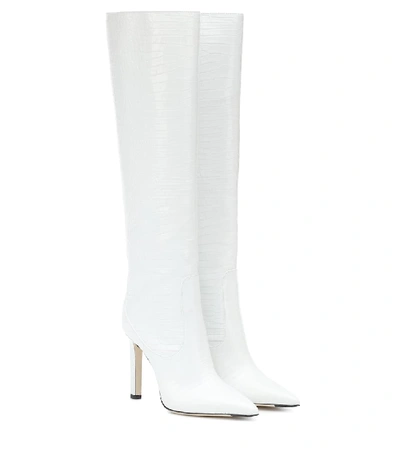 Jimmy Choo Exclusive To Mytheresa – Mavis 100 Knee-high Leather Boots In White