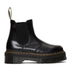 DR. MARTENS BLACK 2976 QUAD CHELSEA BOOTS