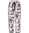 DIANE VON FURSTENBERG LULU FLORAL SILK WIDE-LEG PANTS,P00397291