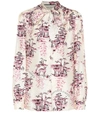 GUCCI PRINTED SILK-TWILL SHIRT,P00399739