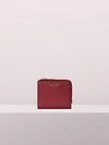 Kate Spade Sylvia Small Bifold Wallet In Cherrywood