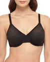 Wacoal Back Appeal Full-coverage Underwire Bra In Black