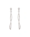 ALEXIS BITTAR TWISTED LINEAR PAVE POST EARRINGS,PROD224060991