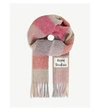 ACNE STUDIOS Vally multi check wool-blend scarf