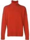 AMI ALEXANDRE MATTIUSSI TURTLENECK OVERSIZE SWEATER