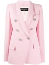 BALMAIN BUTTON EMBELLISHMENT BLAZER