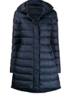 Peuterey Ocean Blue Down Long Sleeve Padded Coat