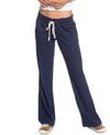 Roxy Juniors' Oceanside Wide-leg Drawstring Pants In Moody