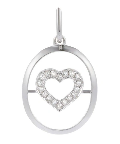 Annoushka 18ct White Gold Diamond Heart Pendant In White, Gold