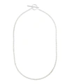 ALL BLUES SILVER ROPE NECKLACE,000626685